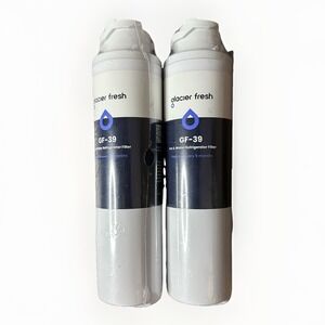 Lot of 2 Glacier Fresh GF-39 Replacement 4USMAXLF01 NSF Certified Water Filter